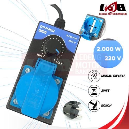 Jual Dimmer AC 2000W Pengatur Kecepatan Mesin Motor Gerinda Peredup