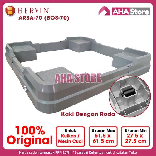 Gambar Bervin Kaki Kulkas & Mesin Cuci / Dudukan Kulkas & Mesin Cuci BOS 70 dari AHA Store Official Kota Tangerang Tokopedia