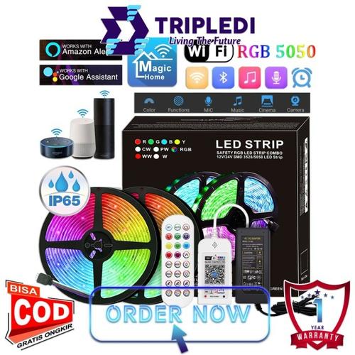 Jual TRIPLEDI LED Strip RGB 5050 15M 