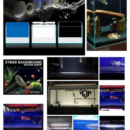 Jual Stiker Aquarium/Stiker Akuarium/Belakang Stiker Background