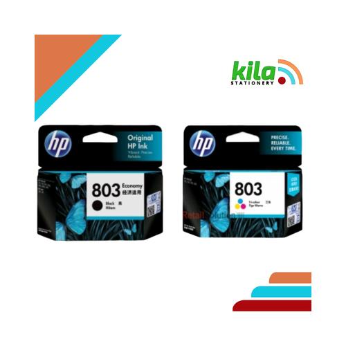 Jual Tinta HP 803 Black + 803 Colour \u003d HP DeskJet 1110, 2130, 2621, 3630 -  Jakarta Selatan - KILA STATIONERY | Tokopedia