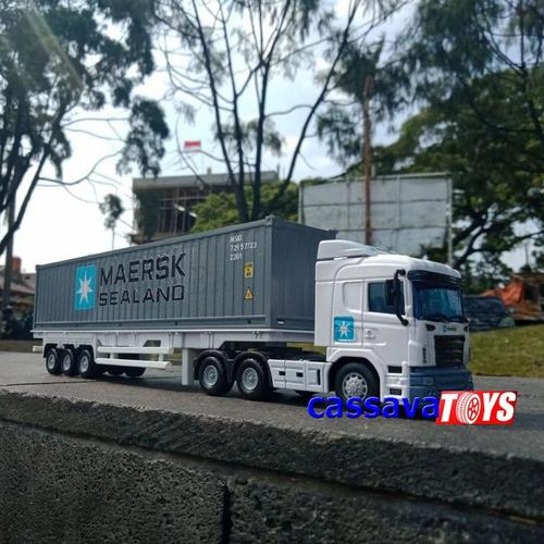 Gambar Diecast Container Costume Miniatur trailer SEALAND Skala 43 dari CassavaToys Kota Bekasi Tokopedia