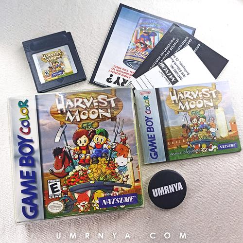 Jual Kaset Original Nintendo Harvest Moon GBC GameBoy Color GBA SP