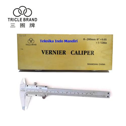 Jual Sigmat 8" (TRICLE BRAND) Vernier caliper Jangka Sorong 8" 0