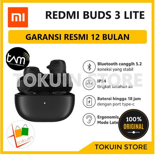 Jual Xiaomi Redmi Buds 3 Lite TWS Earphone Wireless Earbuds Garansi Resmi -  Kota Surabaya - Tokuin | Tokopedia