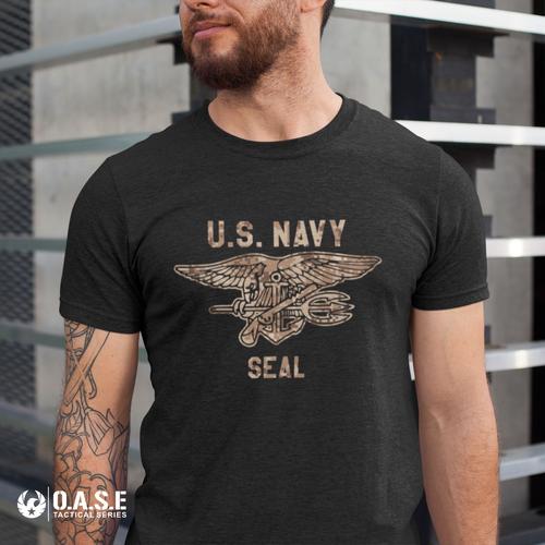 Kaos/T-shirt Militer US NAVY SEAL - M 