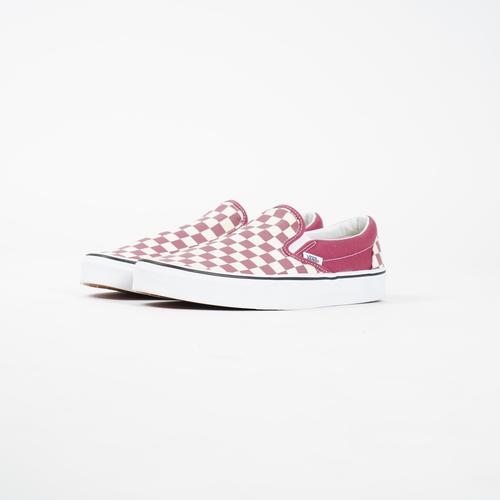 vans rose slip ons