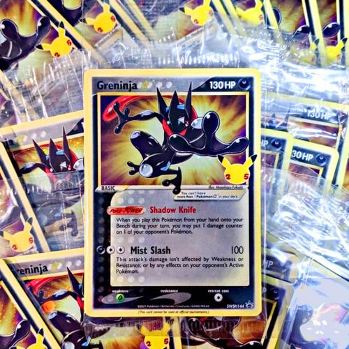 Gambar Pokemon TCG Celebrations 25th Anniversary Greninja Gold Star Promo dari Charu Toys Jakarta Utara Tokopedia