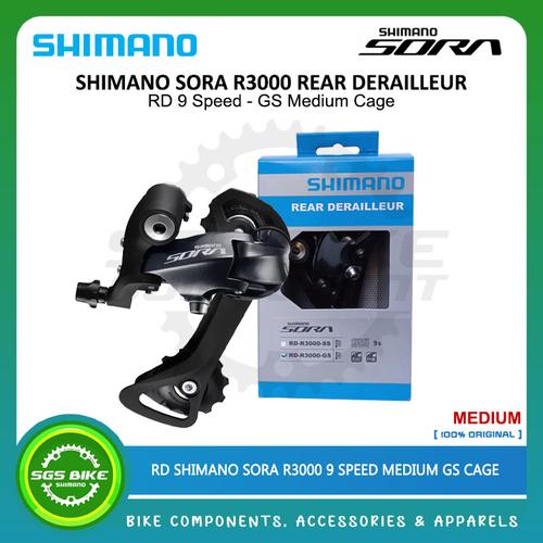 Jual RD Shimano Sora R3000 GS 9-Speed 