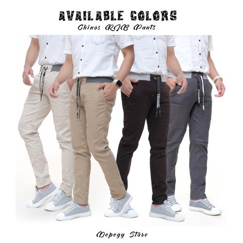 Jual Chinos RIB BLACK EDITION - Kab 
