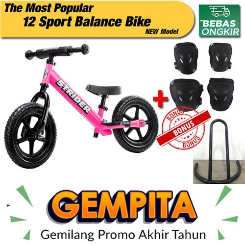 Jual STRIDER SPORT PINK PUSH BIKE KOMBO 