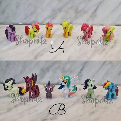 Gambar Cake Topper Figure Hiasan Toper Kue Karakter My Little Pony 1set 6Pcs - Motif A dari Shopnitz Jakarta Barat Tokopedia