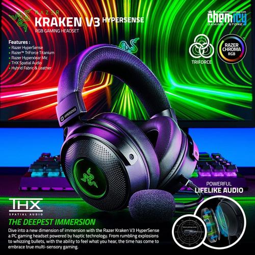 Jual Razer Kraken V3 HyperSense RGB 