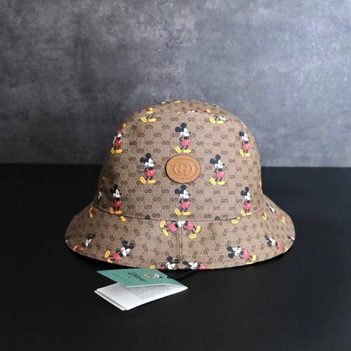 Jual Gucci bucket hat mickey brown 