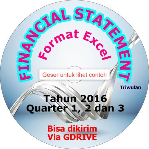 Gambar Financial Statement Emiten di BEI Quarter Tahun 2016 Format Excel dari Data BEI Kota Semarang Tokopedia