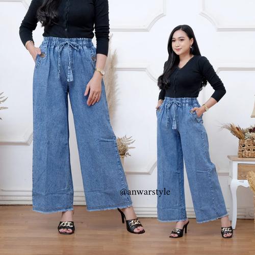 Jual CELANA KULOT JEANS HIGHWAIST/KULOT 