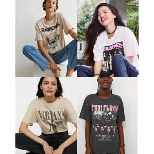Jual H\u0026M Oversized Printed T-shirt 