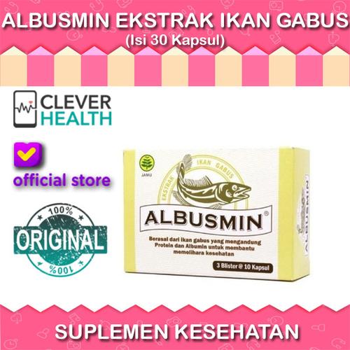 Gambar Albusmin Ekstrak Ikan Gabus isi 30// Daya Tahan Tubuh dari CleverHealth Kota Bandung Tokopedia