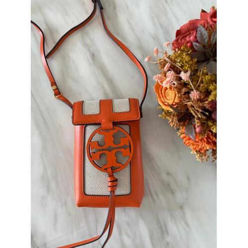 tory burch miller canvas quadrant phone crossbody