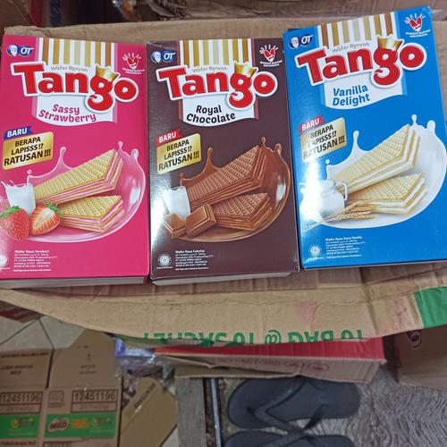 Tango Rasa Popcorn Jual Tango Wafer Rasa Cokelat Vanila Strawberry Long Wafer - Coklat ...