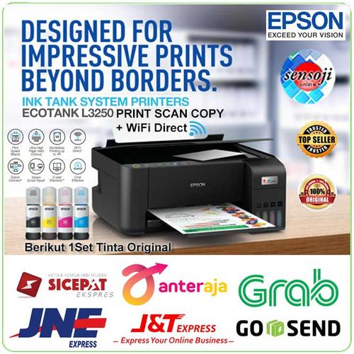 Jual Printer Epson L3250 / Epson L3250 Printer Pengganti Epson L3150 -  Tanpa Tinta - Kota Bandung - Sensoji Online | Tokopedia