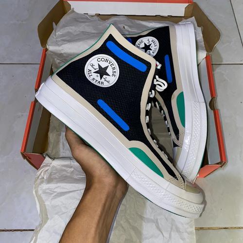 converse dark soba high top