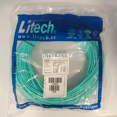 Jual patch cord Lc-Lc 50m OM3 duplex / 50 M kabel FO LC to LC multimode ...