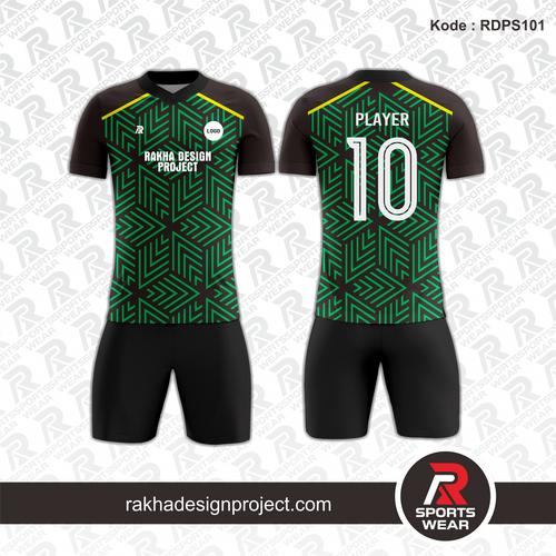 Jual Jersey Printing motif hijau - Kab 