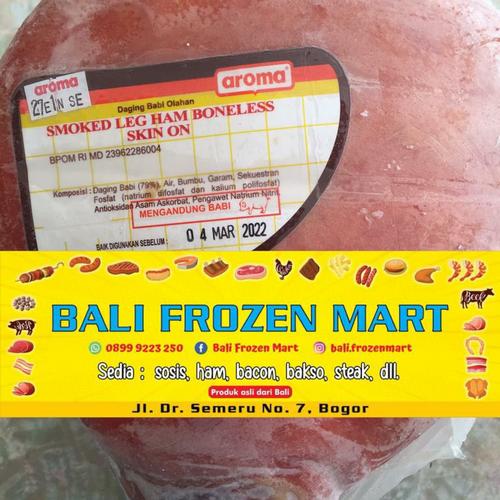 Jual Aroma Smoked Leg Ham Boneless Skin On Whole 4kg Kota Bogor