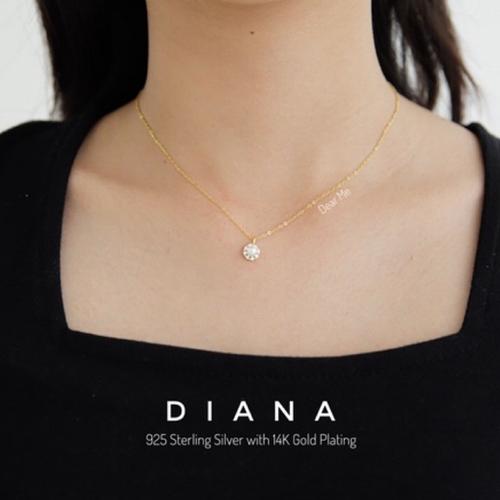 Jual Dear Me - Diana Necklace (14K Gold 