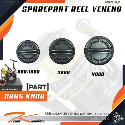 Jual [PART] DRAG KNOB KAMIKAZE VENENO SW REEL 800 1000 3000 4000 