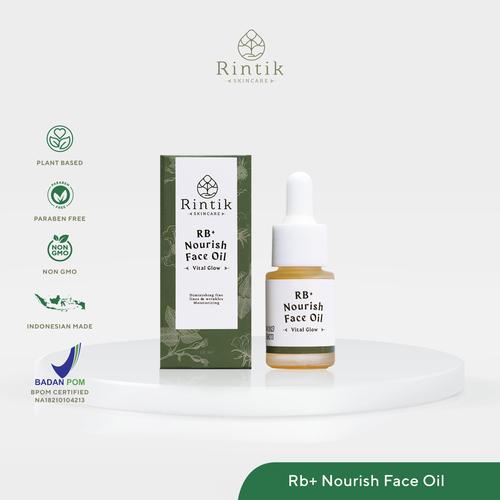 Gambar Rintik RB+ Nourish Face Oil Serum Alami Bakuchiol Rosehip Carrot Seed dari Rintik Skincare Official Kab. Karawang Tokopedia