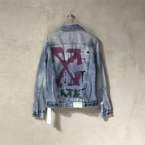 Jual Jaket Denim Off White Bleaced 