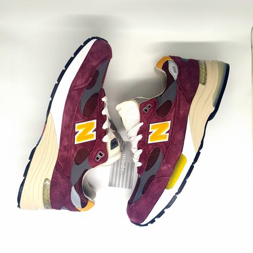 Jual New Balance 992 Burgundy Gold - 10 