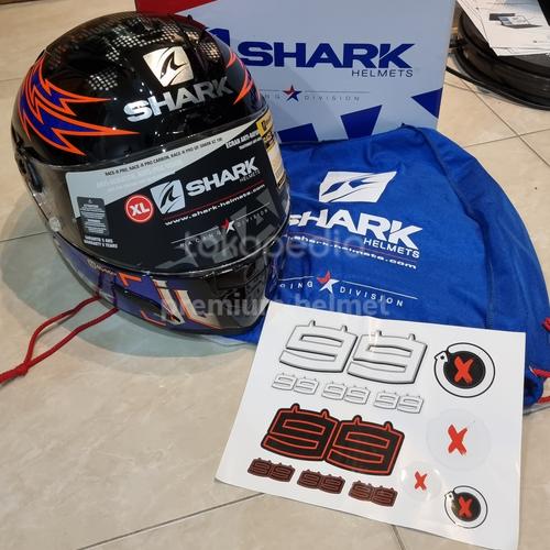 Jual SHARK RACE R PRO LORENZO CATALUNYA GP 2019 SIZE XL NEW Kab