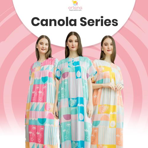 Gambar HOMEWEAR ORIANA DASTER BUSUI PENDEK CANOLA SQUARE BLUE ALLSIZE dari Oriana Homewear Jakarta Selatan Tokopedia