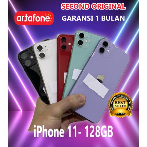 Gambar Second iPhone 11 128 Gb ex inter silent camera dari artafone185 Jakarta Timur Tokopedia
