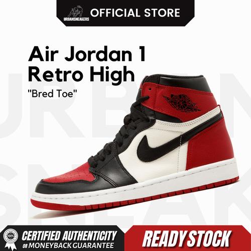 nike air jordan 1 retro high bred toe