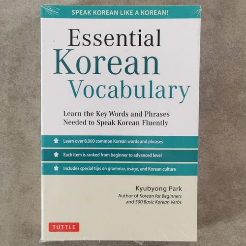 Jual ESSENTIAL KOREAN VOCABULARY BOOK BUKU KOREA VOCAB KYUBYONG PARK TUTTLE Kota Palembang