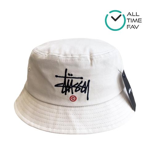 Jual Topi Stussy C. Bucket Hat Beige 