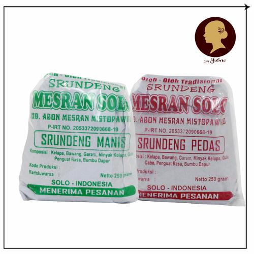 Gambar Serundeng srundeng parutan kelapa goreng Abon MESRAN 250gr OLEH SOLO - Manis dari eagles Kota Surakarta Tokopedia