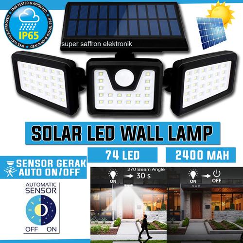 Gambar SOLAR CELL LAMP LED COB w/ PIR Motion Sensor Gerak TENAGA MATAHARI dari DO OFFICIAL STORE Kota Bekasi Tokopedia