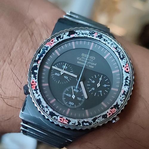 Jual seiko 7a28 chronograph all original Kota Tangerang Selatan