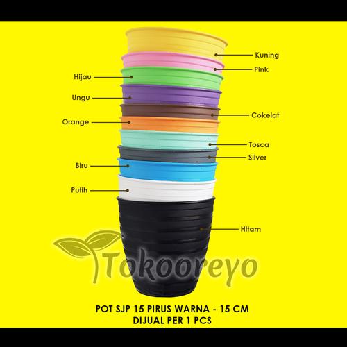 Jual POT SJP 15 RAJA LEBAH PIRUS WARNA 15 CM - POT BUNGA TANAMAN - Pink ...