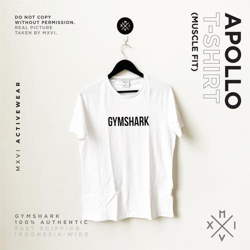 Jual Gymshark Apollo T-Shirt White 