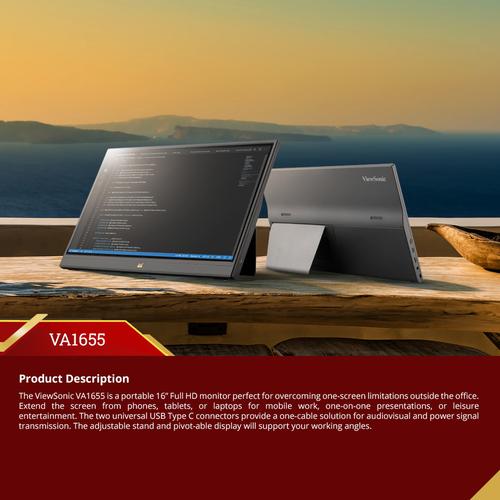 Jual ViewSonic VA1655 - 15.6\