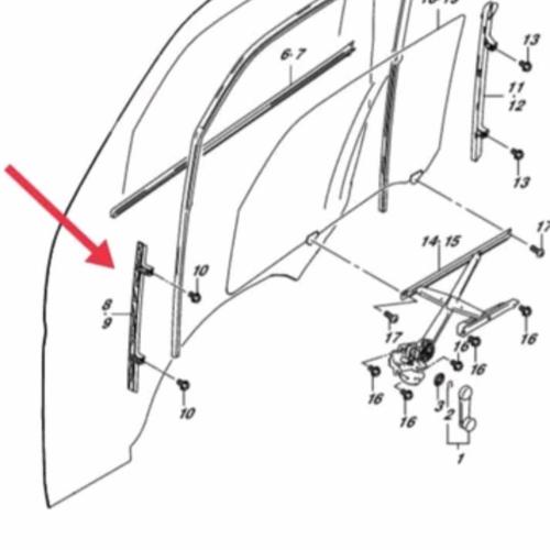 Jual Sash Door Tiang Pintu depan New CARRY 2019 2020 2021 Original