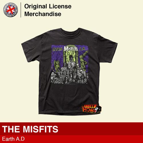 Jual MISFITS Earth A.D Kaos Band Musik 