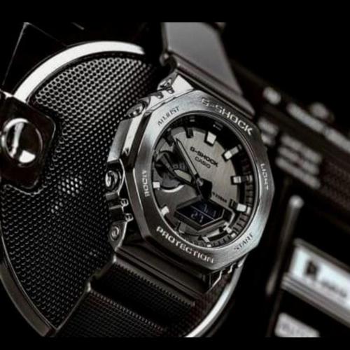 Jual jam tangan g shock GM-2100 black 