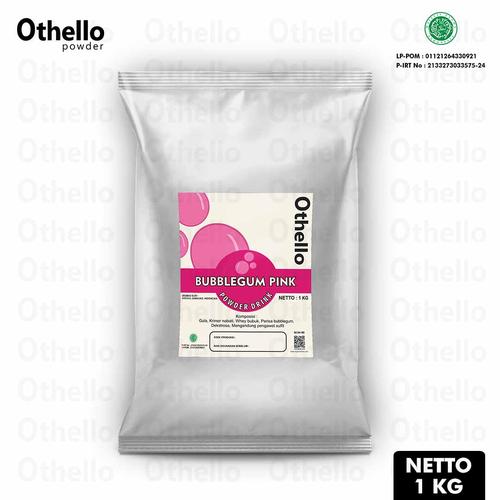 Gambar Othello Powder Drink Bubble Gum Pink Bubuk Minuman aroma Permen Karet dari Arghani Provider Kota Bandung Tokopedia